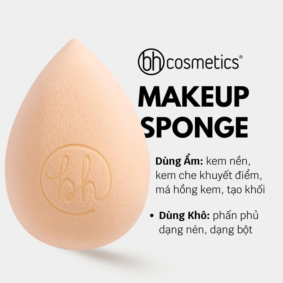 Mút Tán Nền/Má Hồng Kem/Che Khuyết Điểm BH Cosmetics Miracle Complexion BHM004 Size M Hình Giọt Nước